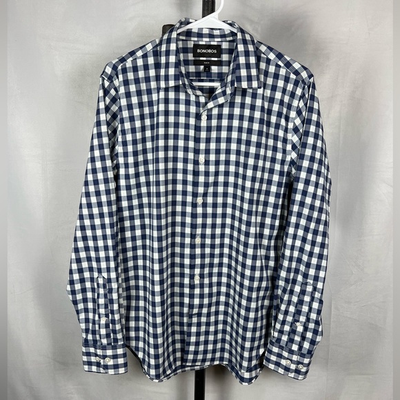 Bonobos Other - Bonobos Long Sleeve Button Shirt Mens Size Medium Slim Fit